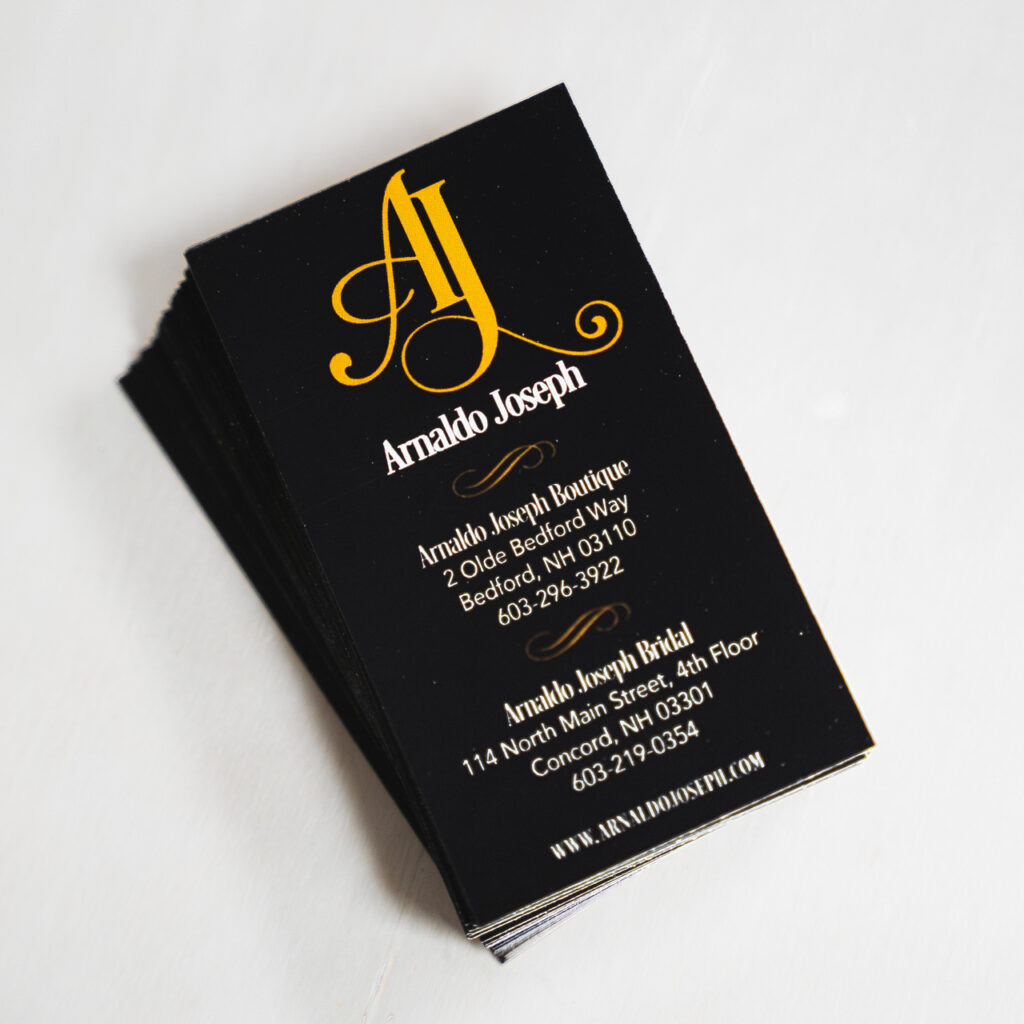 Custom printed business cards